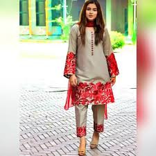Pakistani clothing refers to the ethnic clothing that is typically worn by people in the country of pakistan and by the people of pakistani origin. Buy Women Dresses Suits Best Price In Pakistan Daraz Pk