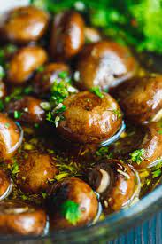 Marinate for at least 4 hours. Easy Marinated Mushrooms Recipe Cooking Lsl