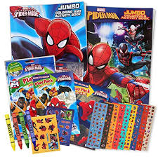 For boys and girls, kids and adults, teenagers and toddlers, preschoolers and older kids at school. Marvel Superhero Spider Man Coloring Book Includes Spiderman Activity With Over 350 Stickers And Colored Crayons For Kids Toddler Educational Toys Planet