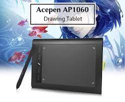 Acepen Ap1060 10x6 Inch Smart Graphic Tablet Pad 5080lpi Resolution For Pro Designer With 2048 Level Digital Drawing Tablet Digital Drawing Pen Digital Tablet