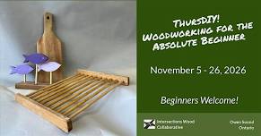 ThursDIY! Woodworking for the Absolute Beginner...
