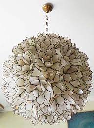 Ideal lowes dining room lights. Capiz Flower Globe Chandelier Vintageinfo All About Vintage Lighting