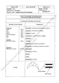 Les Sujets Ou Fiches Techniques Ft Du Cap De Patisserie Depuis 2009 Conseils Cap Patisserie