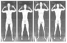 Would it be possible to make a small device which can be easily detected with a metal detector (or similar) from several feet away? Full Body Scanner Wikipedia