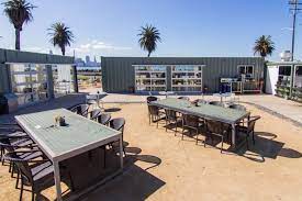 13 Shipping Containers Are Reborn As A New Restaurant On Treasure Island Container Buildings Sustainable Architecture Container House
