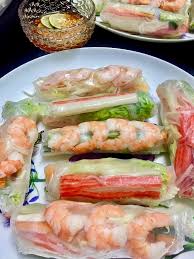 I love vietnamese spring rolls or cha gio in vietnamese, which roughly means minced pork rolls. the filling is made of ground pork, shrimp, crab do vietnamese rolls have gluten? Resepi Popia Vietnam Kudapan Sihat Tidak Gemuk Resepi My