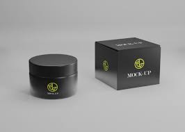 Free Elegant Cosmetic Jar Mockup Psd In 2020 Cosmetics Mockup Cosmetic Jars Mockup Psd