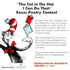 Local Arizona Families Are Invited To Enter Our Seuss Poetry Contest Enter Here Http Www Childsplayaz Org Seuss Poetry Contes Poetry Contests Poetry Seuss