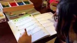 Math workbook grade 1 (math for kids). Montessori Bead Bars With Kumon Grade 1 Word Problems Youtube