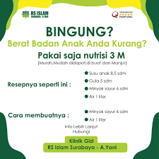 Makanan berat yang mengandungi karbohidrat dan protein serta segelas susu segar dapat membantu anda. Tips Menambah Berat Badan Anak Rs Islam Surabaya