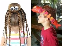 The Best Hairdos From Crazy Hair Day At Schools Wacky Hair Wacky Hair Days Whacky Hair Day
