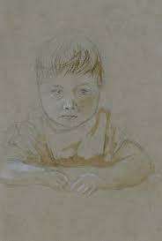 Portrait of Frederick Christian Lewis Jnr as a boy