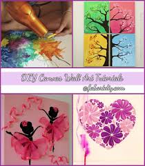 Center the photo on the slide. Diy Wall Canvas Craft Ideas For Home Wall Decoration