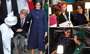 Meghan markle's outfit at the royal wedding has sparked speculation on twitter that the duchess of sussex could be pregnant. Meghan Markle Pregnant Couple Told Royals At Eugenie S Wedding Eugenie Wedding Prince Harry And Megan Royal Family