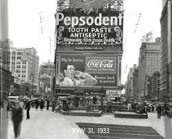 Times Square May 31st 1933 Photographer Unknown Times Square History Nyc Times Square New York City Manhattan