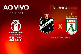 Série D ZeroUm: Metrópoles transmite ao vivo ABC-RN x Sousa-PB Siga no YouTube