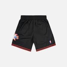 Mitchell Ness Swingman Shorts Philadelphia 76ers Men Black Graffitishop