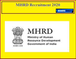 Union human resource development minister ramesh pokhriyal 'nishank' released an alternative academic calendar for the next eight weeks for the a national mission on foundational literacy and numeracy will be set up by the ministry of human resource development, or ministry of education. Ministry Of Human Resource Department Recruitment 2020 Out Apply For Section Officer Post