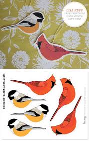 Birds That Start With A C Free Printable Bird Ornaments Gift Tags By Lisa Rupp Gift Tags Printable Free Printable Gift Tags Bird Ornaments