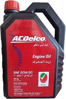 GM 20W50 - 4 L - ACDELCO - Part Number: 19347179