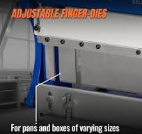 40-inch 3-in-1 Pan and Box Brake – Slip Roll, Shear, Bending Machine for  Sheet Metal, 20 Gauge Mild Steel, Adjustable Fingers, Heavy Duty, ...