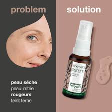 Sérum Aloe Vera et tea tree hydrate, rafraîchit et adoucit peau