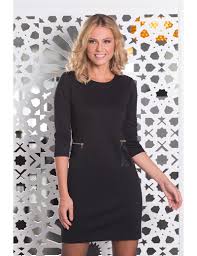 Allez sur floryday pour commander des chic noir robes tendance pour femme à prix abordable. Robe Droite Hiver 565201
