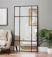 Spejl Med Antiksort Ramme I Jern Str 220x110cm Spejl Rum Ideer Renovering Af Sovevaerelse