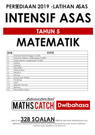 Savesave matematik tahun 6 2019 for later. 2019 Modul Latihan Matematik Tahun 5 Cuti Sekolah
