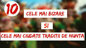 We did not find results for: 10 Cele Mai Bizare Si Cele Mai Ciudate Traditii De Nunta Youtube