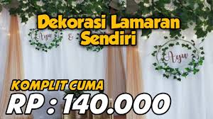 Sudah menyiapkan dekorasi untuk lamaran? Shopee Houl Dekorasi Backdrop Lamaran Low Budget Termurah2020 Dekorasilamaran Youtube