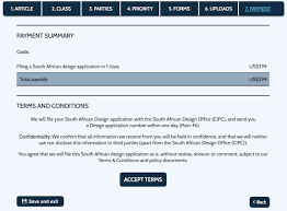 Because we've already indicated the costs of making an app in accordance with the region, you have the opportunity to make an informed decision. Register South African Design Online