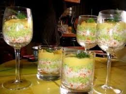 Verrine Avocat Surimi Avocat Surimi Verrine Avocat Surimi Verrine Avocat