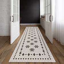 Spicher And Company Vintage Vinyl Floor Cloths Mosaic B Rugs Rugs Direct In 2020 Floor Cloth Vinyl Flooring Vinyl Floor Covering