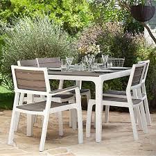 Keter Harmony 6 Seat Dining Set Garden Furniture Sets Best Outdoor Furniture Outdoor Dining Set