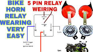 A fuel pump relay can fail in several ways. Bike Horn Relay Weiring 5 Pin Relay Weiring Horn Relay Kaise Lagaye Youtube