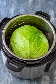 A hamburger soup with cabbage. Instant Pot Stuffed Cabbage Rolls Pressure Cooker Cabbage Rolls