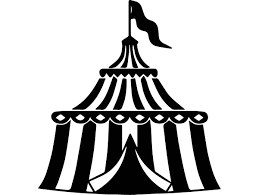 Circus Vintage Carnival Retro Tent Party Festival Flag Arena Theater Svg Eps Png Vector Space Cli Clock Drawings Vintage Halloween Photos Circus Tent Drawing