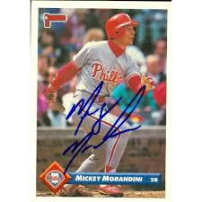 The condition of the baseball card affects the value of any card, regardless of the rarity. Mickey Morandini Memorabilia Autographed Mickey Morandini Collectibles Www Sportsmemorabilia Com