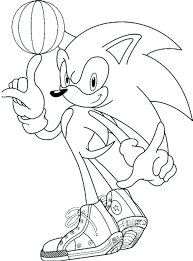 Maybe you would like to learn more about one of these? Sonic Playing Basketball Coloring Page Free Printable Coloring Pages For Kids