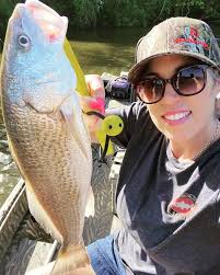 Catching a red fish in freshwater with no spots?