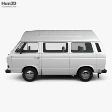 3d Model Of Volkswagen Transporter T3 Passenger Van High Roof 1980 In 2020 Volkswagen Volkswagen Transporter Van