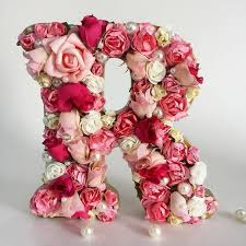 Letras Decoradas Com Flores E Perolas Letreiro Decorativo Letras Decoradas Letras Com Flores