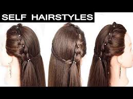 20 layered long hairstyles every lady needs to see: 2 Easiest And Amazing Wedding And Party Self Hairstyles Hair Style Girl Hairstyles Hairstyle Youtube