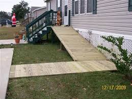 Wheelchair Ramps From Mobile Home Bing Images Wheelchair Ramp Porch With Ramp Wooden Ramp