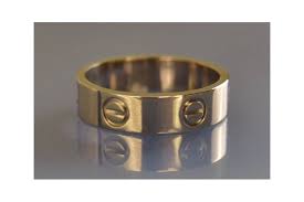 Mode diaporama accessoire bijoux mariage alliance cartier. Bague De Mariage D Occasion Signee Cartier En Or Blanc 18k