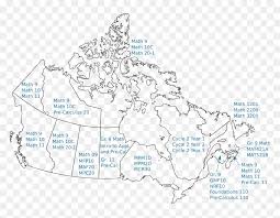 Color section 1 blue, section 2. Curriculum Map Canada Colouring Page Provinces Hd Png Download Vhv