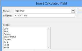 Create A Simple Calculated Field Pivot Table Education Field
