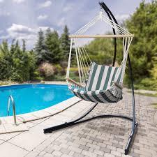 Check spelling or type a new query. Sorbus Arc Hammock Chair Stand Frame 1 Person 330 Pound Capacity Perfect For Indoor Outdoor Patio Deck Yard Steel Black Overstock 15975055