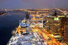 Michigan (/ˈmɪʃɪɡən/ (listen)) is a state in the great lakes and upper midwest regions of the united states. Night View Of Detroit Michigan Usa Stock Photos Freeimages Com